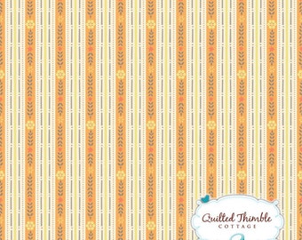 Clementine by Ana Davis - Clementine Ticking Orange (113.104.07.1) - 1 Yard