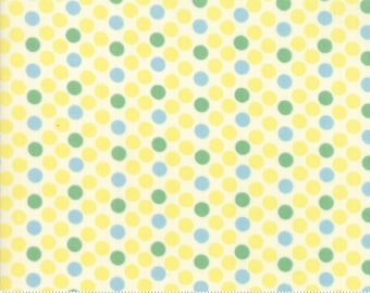 Cheeky by Urban Chiks - Dottie in Buttercup and Sweet Cream (31142-21) - Moda - 1 Yard