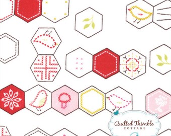 Sew Stitchy by Aneela Hoey - Cotton Hexagons (18542-11) - 1 Yard