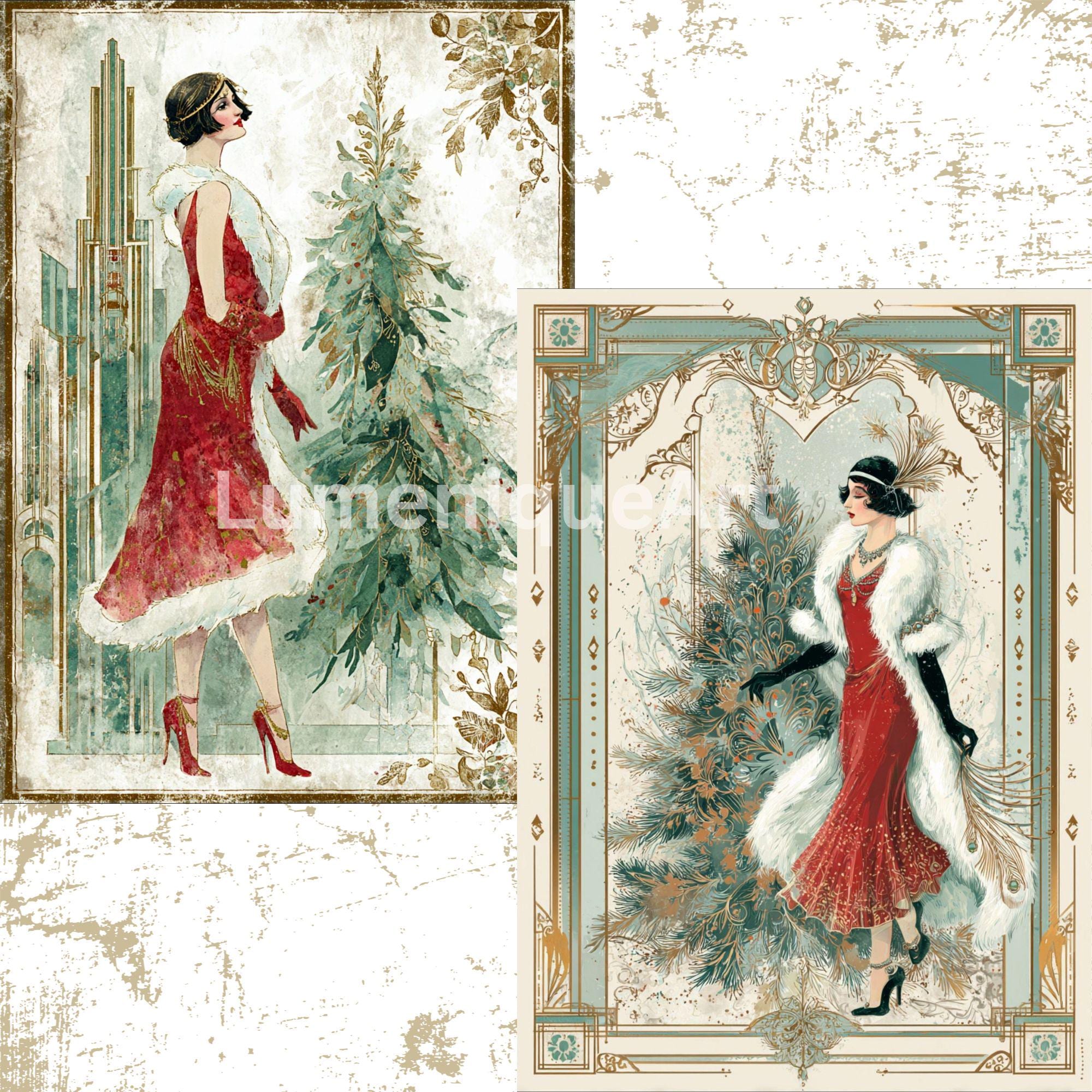 knee length dresses for ladies The Paris 1920's Handkerchief Art Deco Gown main image 0