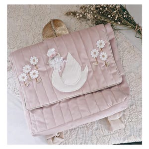 Cartable maternelle fille  cygne