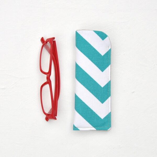 Chevron Reading Glasses Case, Glasses Cover, Reading Glasses Sleeve