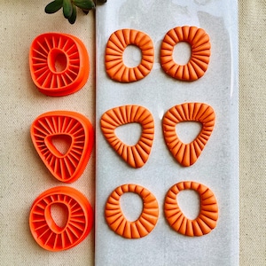 Set polymeerklei oorbellen in bohostijl | 1,25&quot; (31,8 mm) | Abstracte uitstekers voor het maken van sieraden