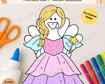 Disguise a Turkey - Fairy Disguise Template, Thanksgiving Craft, School Craft, Thanksgiving printable, Thanksgiving Project, Digital, pdf
