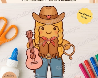Disguise a Gingerbread Man - Cowgirl Disguise, Gingerbread in Disguise Printable, Gingerbread Costume Ideas, Christmas Kids Table Activity