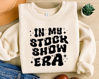 Na minha era de exposição de ações SVG, Exposição de ações PNG, Exposição de gado SVG, Camiseta para feira de animais SVG, Presente engraçado para exposição de ações digital, Sublimação retrô