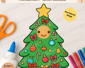 Disguise a Gingerbread Man - Christmas Tree Disguise, Gingerbread in Disguise Printable, Gingerbread Costume Ideas, Kids Table Activity