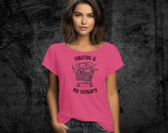 Thrifting Is My Therapy Graphic Tee, Funny Thrift Store Shirt