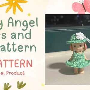 Crochet Pattern Sonny Angel Dress and Hat