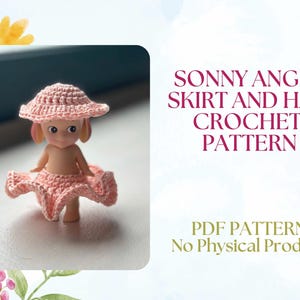 Crochet Pattern Sonny Angel Skirt and Hat
