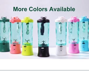 Mini frullatore elettrico portatile da 600 ml per succhi di frutta, smoothie, frutta e ghiaccio.