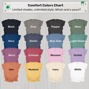 Skeletons Yoga Shirt Comfort Colors® | Funny Spooky T-shirt for Yoga Lovers | Retro Gift for Yoga Lovers & Instructors image 3
