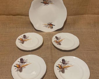 Rare Vintage Royal Tara Ireland Fine Bone China Pheasant
