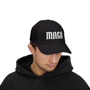 MAGA Dad Cap | Camouflage Political Baseball Hat image 7