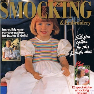 No. 28 Australian Smocking and Embroidery Back Issue