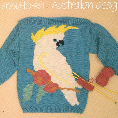 Woolly Jumpers Easy to Knit Australian Designs by Liz Gemmel Etsy