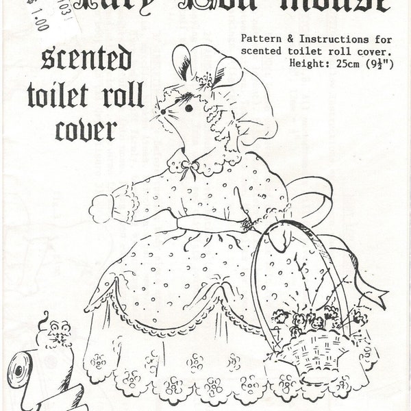 Mary-Lou Sewing  Pattern for a Toilet Roll Cover/Frill Seekers Collection