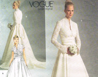 Vogue Wedding Dress Etsy