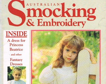 Issue No.12  Australian Smocking/ Australian Smocking and  Embroidery ATTENTION COLLECTORS