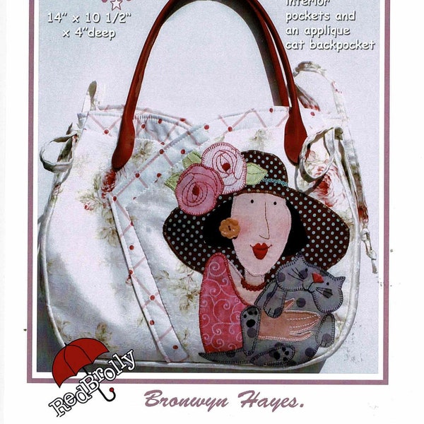 The Gingham Girls - Medium Carryall - Original Australian Design & Pattern by Bronwyn Hayes for Red Brolly