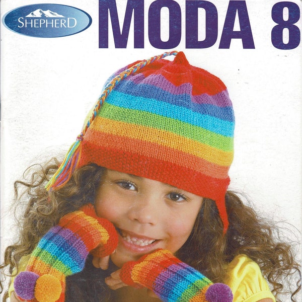 Shepherd - Moda Issue 8/ 34 Styles for Babies & Kids in Baby Wool 4 Ply