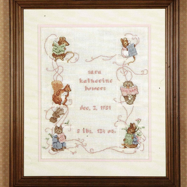 Birth Sampler Etsy