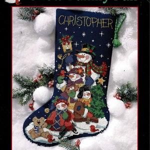 Dimensions Christmas Stocking Kit 8359 Counted Cross Stitch Santa