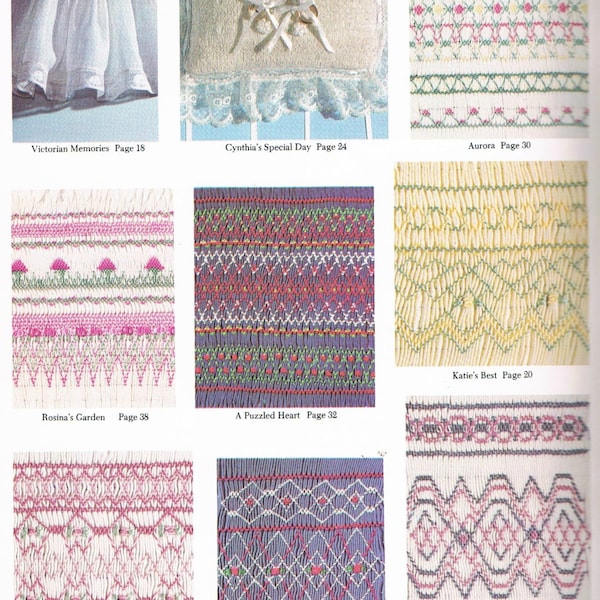 Treasury of Smocking Designs by Allyne S. Holland a Dover Needlework Series