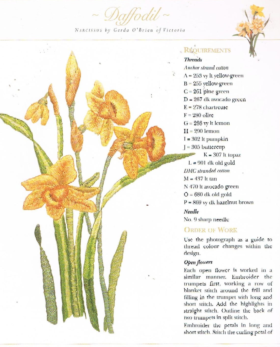 AZ of Embroidered Flowers by Australian Publishers Country Etsy