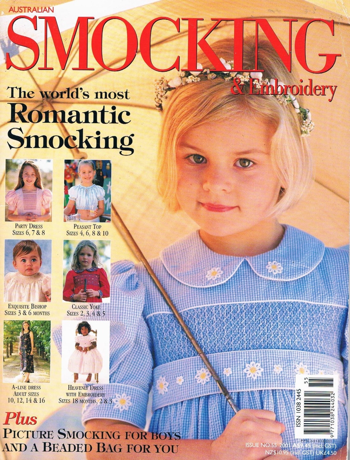 Australian Smocking and Embroidery 　no26 Issue 55 Australian Smocking and Embroidery - Etsy New Zealand