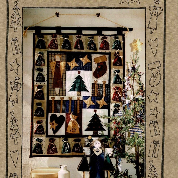 Advent Calendar/ Stitchery Pattern by Hatched and Patched, 2000