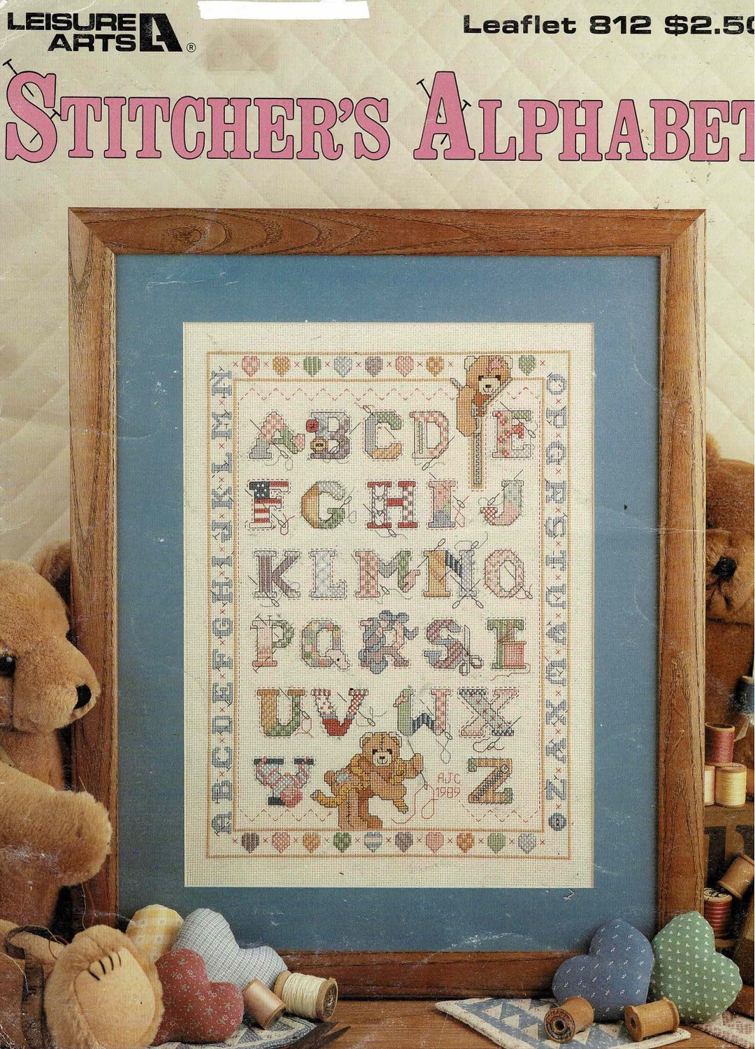 Stitcher's Alphabet Sampler/cross Stitch Chart/ Designed for Leisure ...