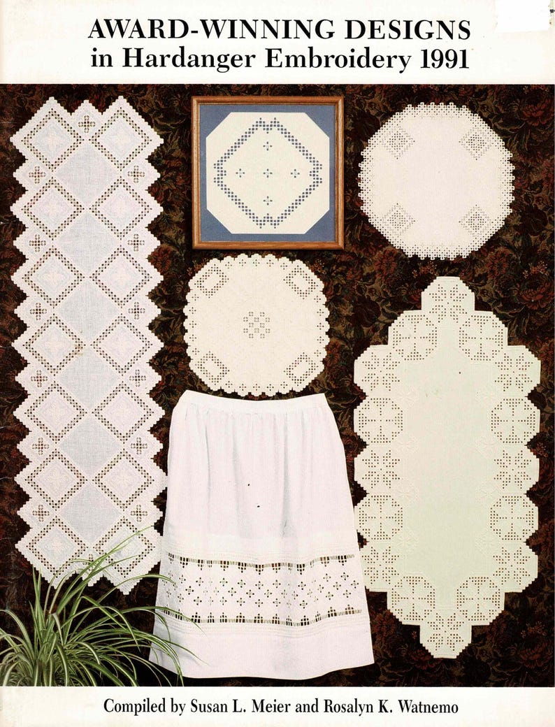 Award Winning Designs in Hardanger Embroidery, 1991 - Etsy