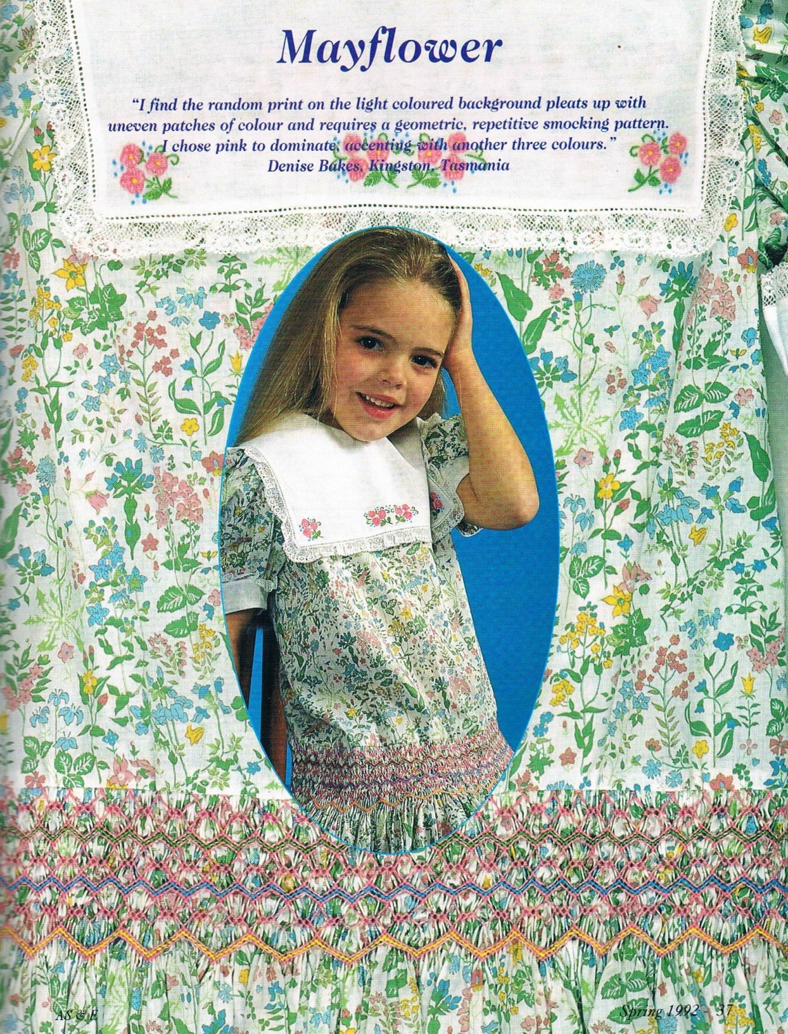 Issue No. 22 Australian Smocking and Embroidery Magazine RARE