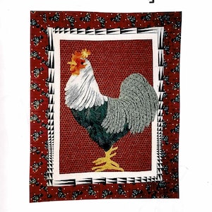 Rooster of Brittany - Applique/Quilting Pattern by Michelle Peerson, 2003