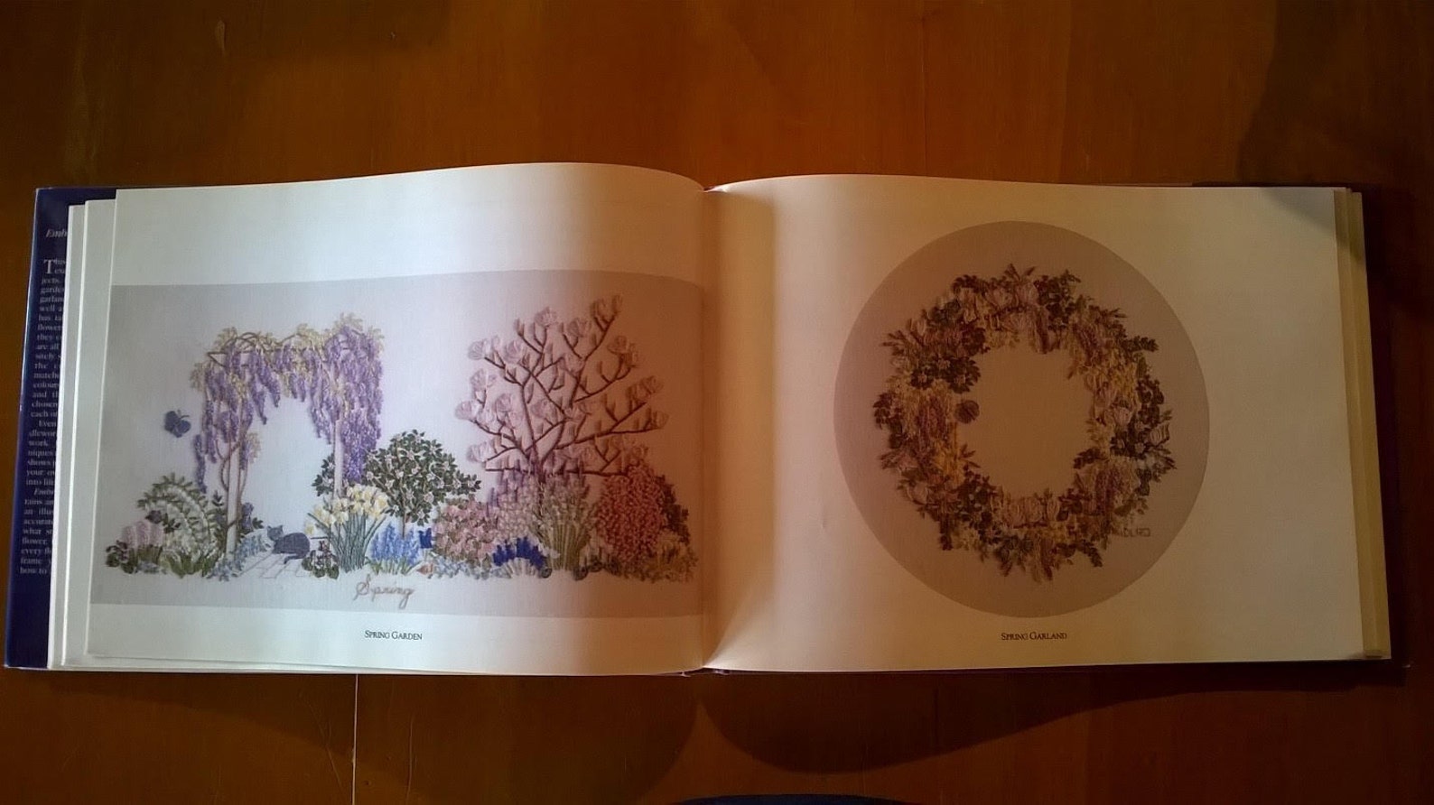 Embroidered Garden Flowers by Diana Lampe Etsy