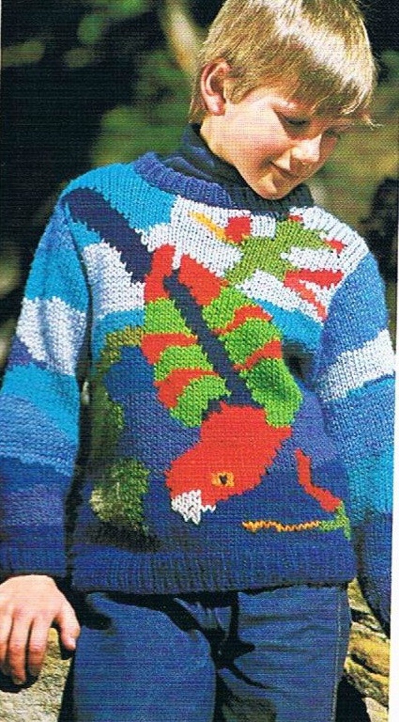 Woolly Jumpers Easy to Knit Australian Designs by Liz Gemmel Etsy