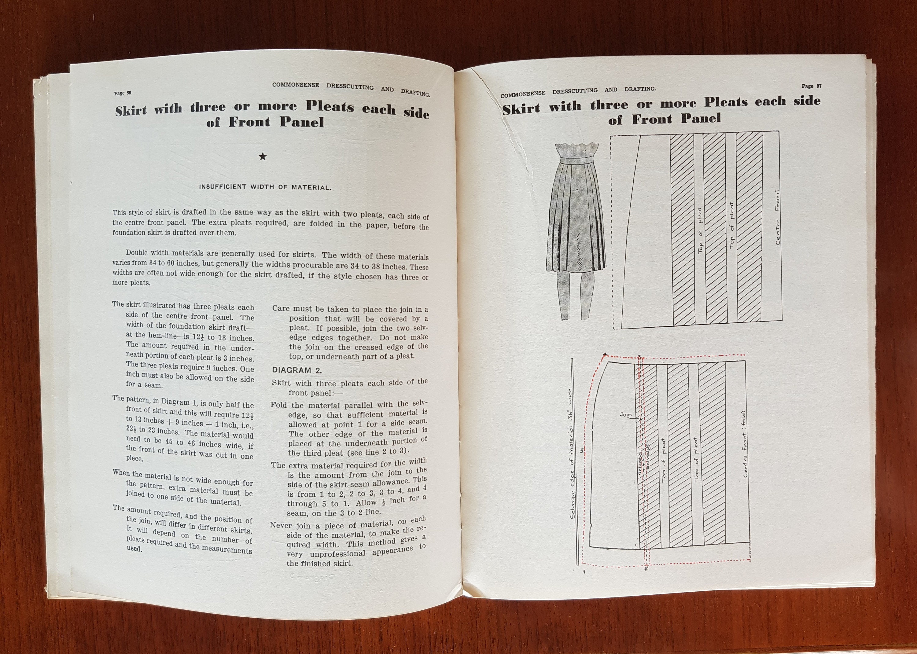 common sense dress cutting and drafting A Retrospective Dress: Review: Commonsense Dresscutting and Drafting for  Adults by Muriel May Staeheli