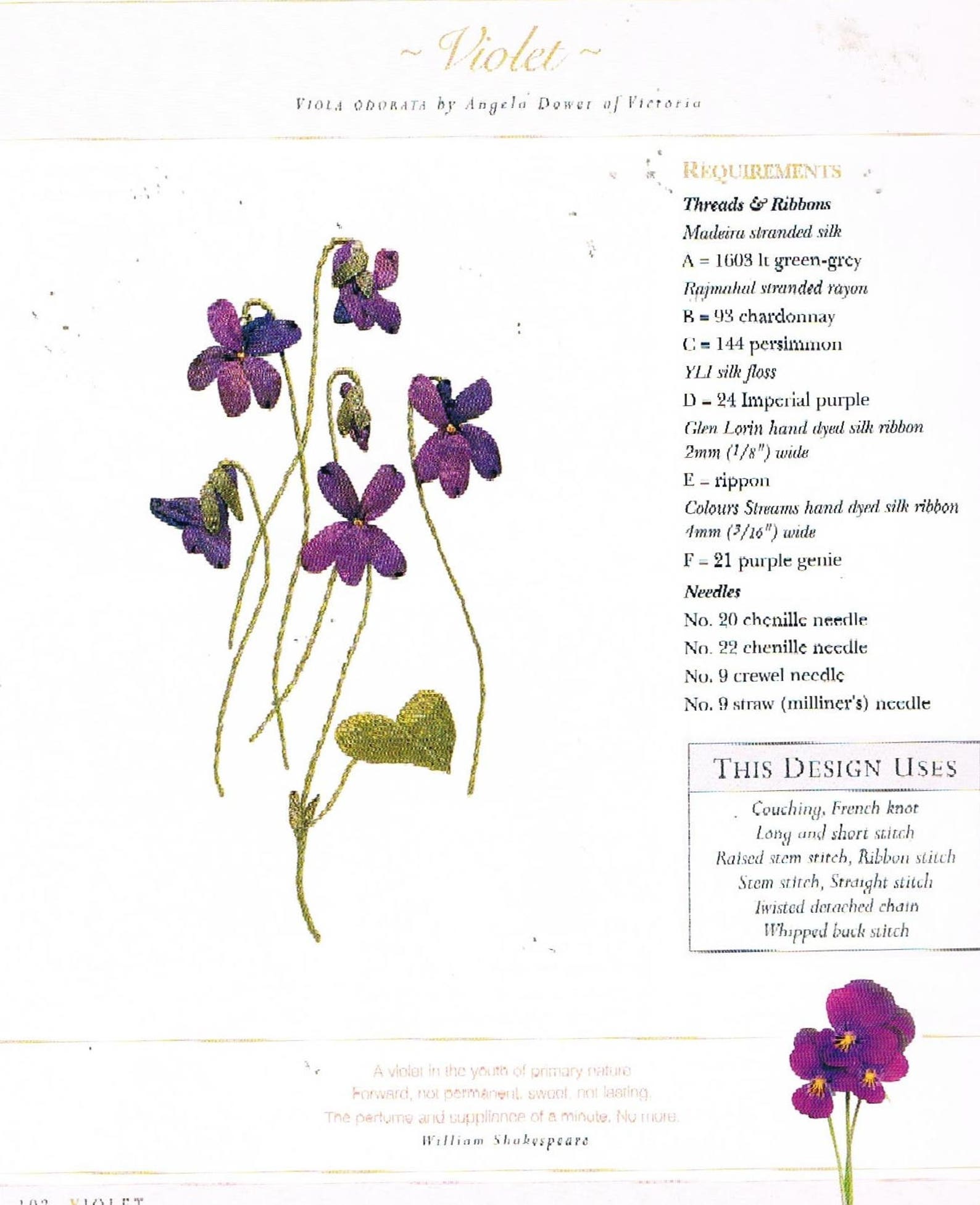 AZ of Embroidered Flowers by Australian Publishers Country Etsy