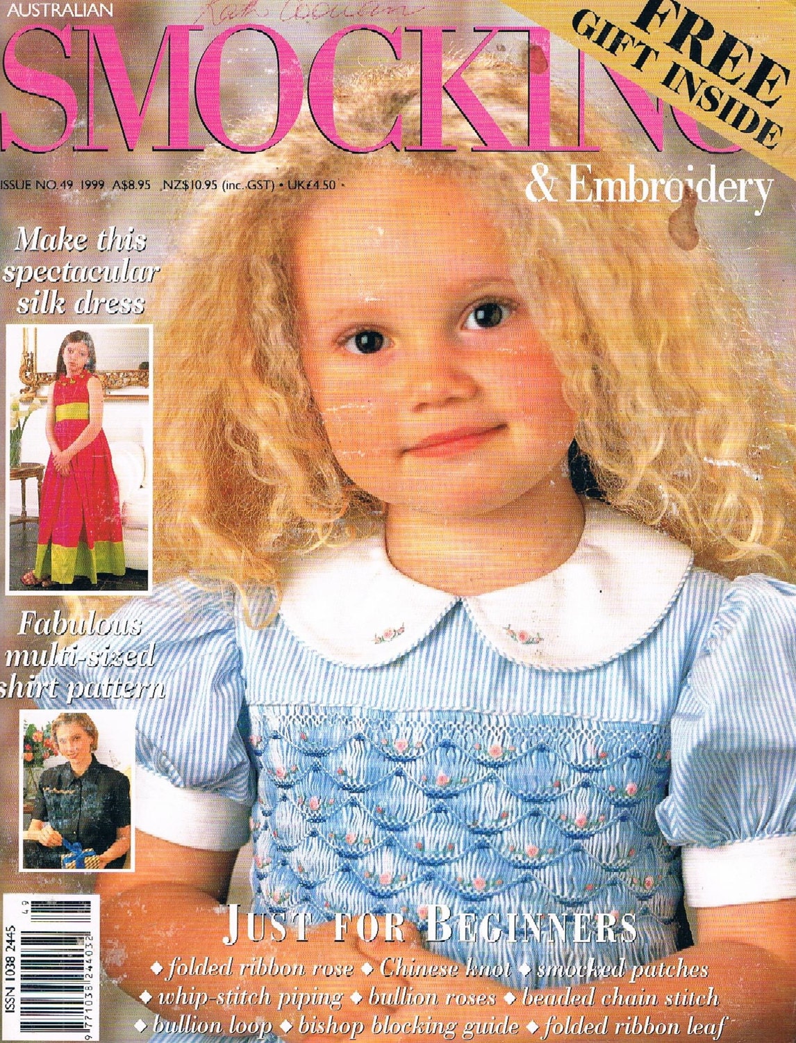 Issue 49 Australian Smocking and Embroidery, 1999 - Etsy Australia