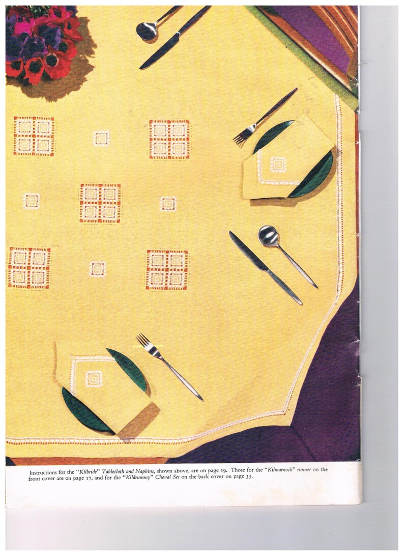 Drawn Thread Embroidery Patterns Anchor Embroidery Book Etsy