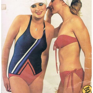 Multi Sized Swimsuit Patterns - Nine Styles from the 1980&#39;s by Knitwit
