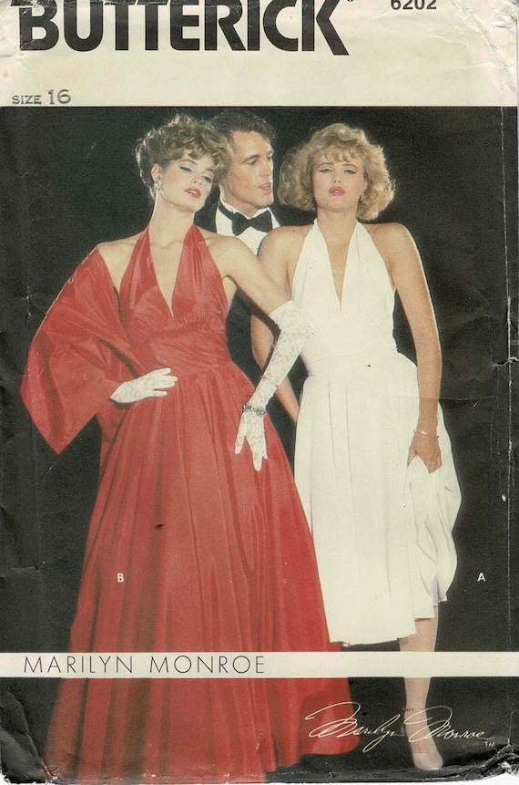 Butterick/marilyn Monroe Subway Dress Pattern/size 16/ No. 6202 - Etsy