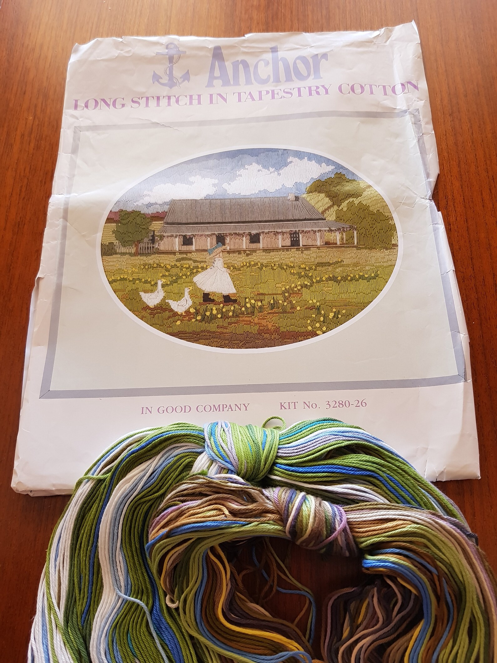 Anchor Long Stitch Kit In Tapestry Cotton 'In Good Etsy