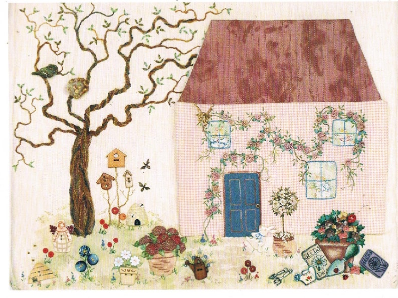 The Embroidered Village Bag by Carolyn Pearce Etsy