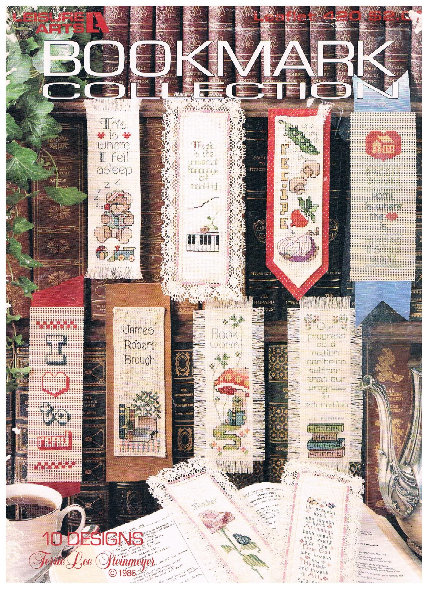 Bookmark Collection - Ten Designs by Leisure Arts - Etsy