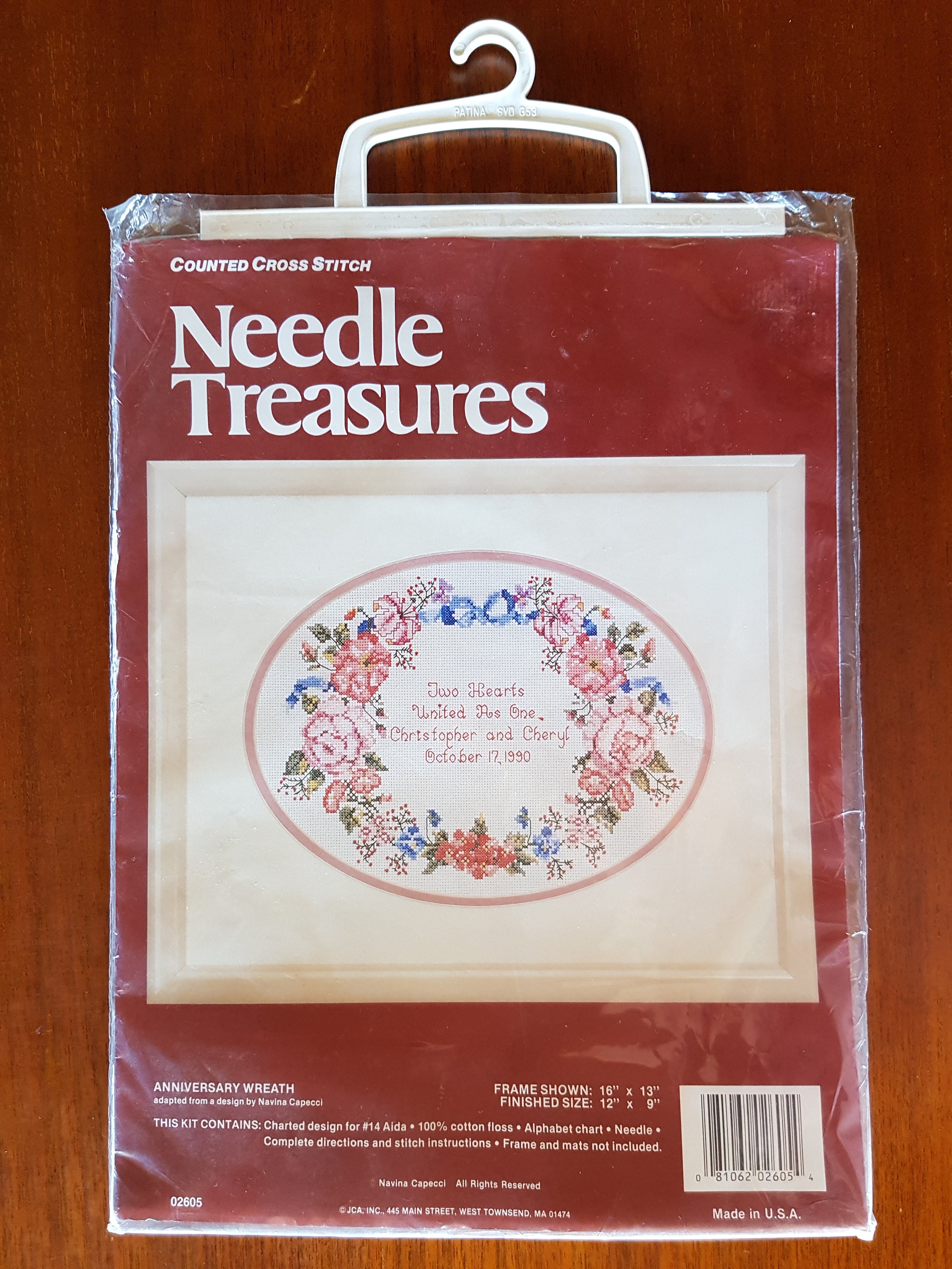 Kit De Broderie Needle Treasures – Aviary Wreath – Avec Fil Et Aiguille