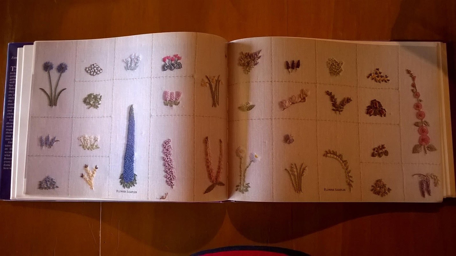 Embroidered Garden Flowers by Diana Lampe Etsy