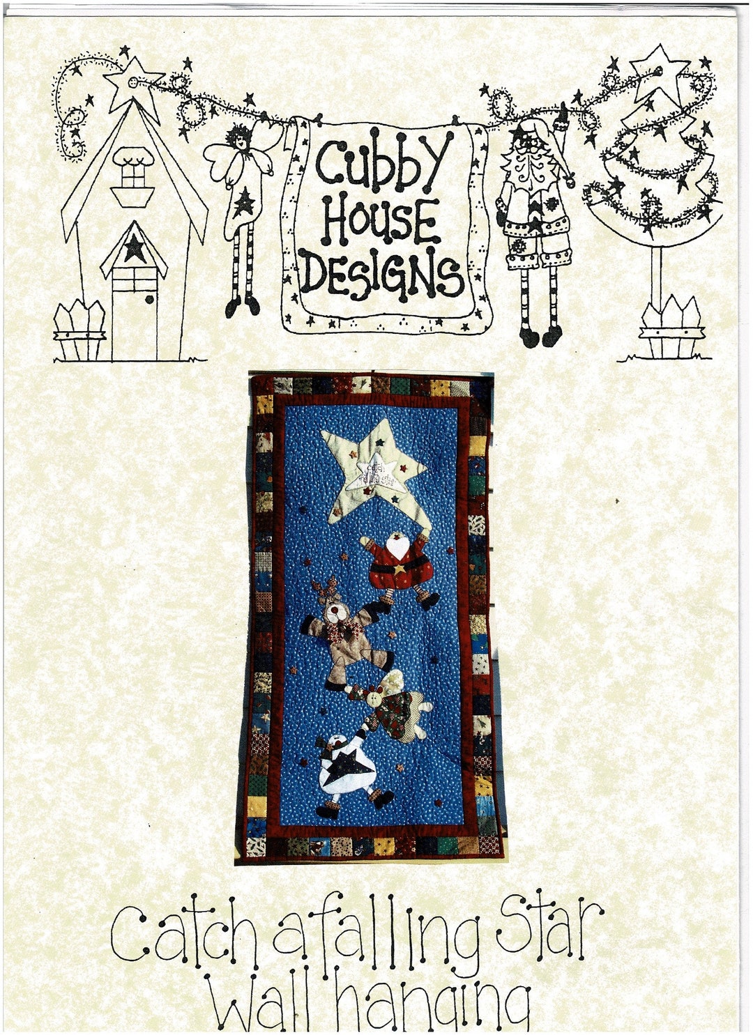 Catch A Falling Star - Christmas Stitchery/quilting Pattern by Cubby ...