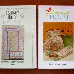 Leanne's House 2 x Quilting & Stitchery Patterns